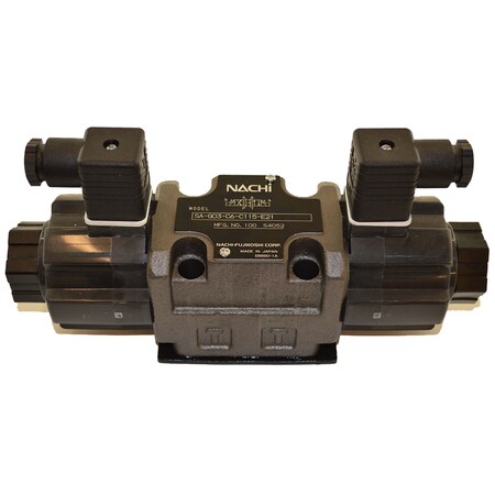 Nachi Hydraulic Valve, Dual Solenoid, D05, AC110V, Spring Center SA-G03-C6-C115-E21